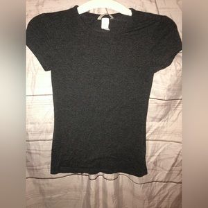 Women H&M shirt gray XS